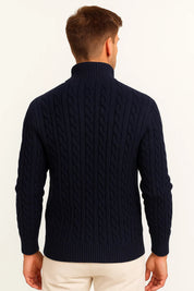 Raphael Chevalier | Zip Neck Knitted Sweater For Men