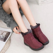 Freya Sanderson | Cozy Snow Boots For Women with Faux-Fur Trim