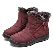 Freya Sanderson | Cozy Snow Boots For Women with Faux-Fur Trim