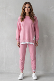 Isla Thompson | Rivara Minimalist Lounge Set in Grey Marl