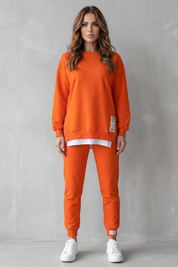 Isla Thompson | Rivara Minimalist Lounge Set in Grey Marl