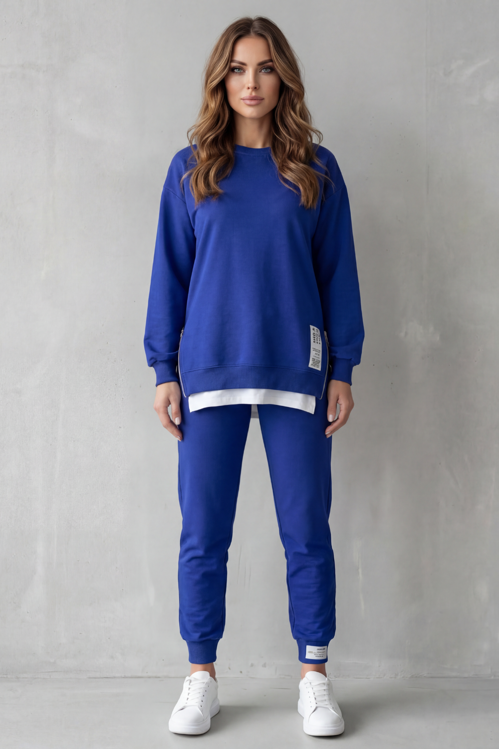 Isla Thompson | Rivara Minimalist Lounge Set in Grey Marl