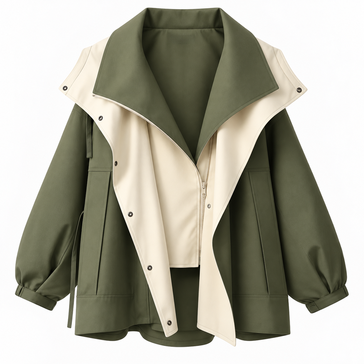 Rosalind Kingsley | Veste moderne oversize résistante à l'eau