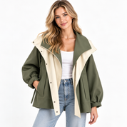 Rosalind Kingsley | Veste moderne oversize résistante à l'eau