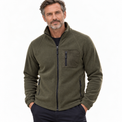 Rowan Sutherland | Fleece Mens Jacket With Zip Chest Pocket