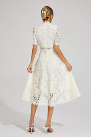 Ruby Hayes | Lace A-Line Midi Wedding Dress