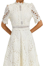 Ruby Hayes | Lace A-Line Midi Wedding Dress