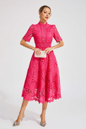 Ruby Hayes | Lace A-Line Midi Wedding Dress