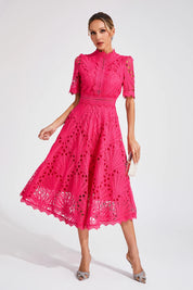 Ruby Hayes | Lace A-Line Midi Wedding Dress