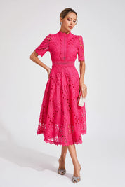 Ruby Hayes | Lace A-Line Midi Wedding Dress