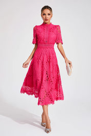 Ruby Hayes | Lace A-Line Midi Wedding Dress