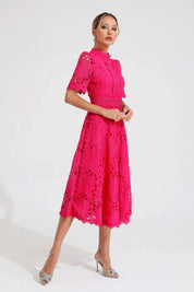 Ruby Hayes | Lace A-Line Midi Wedding Dress