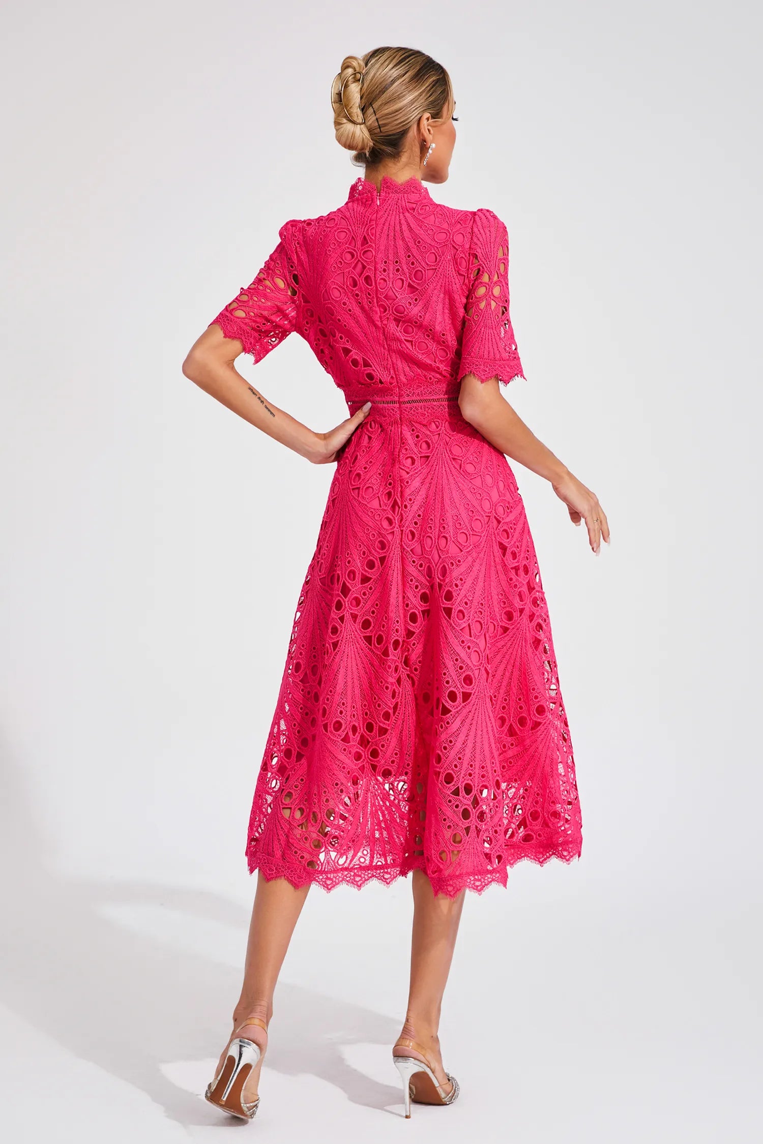Ruby Hayes | Lace A-Line Midi Wedding Dress