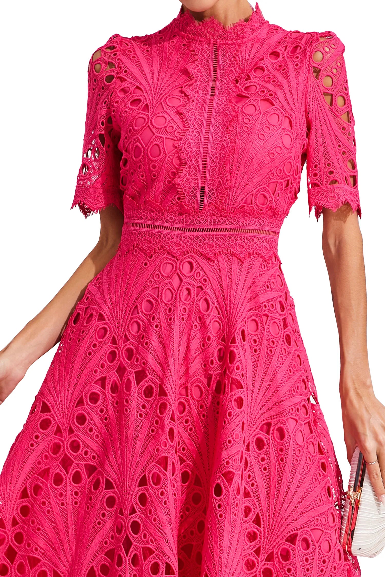 Ruby Hayes | Lace A-Line Midi Wedding Dress