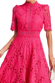 Ruby Hayes | Lace A-Line Midi Wedding Dress
