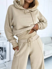 Grace Williams | Two-Piece Purple Jogger Lounge Set For Women