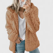 Florence Kingsley | Teddy Faux Fur Coat With Hood