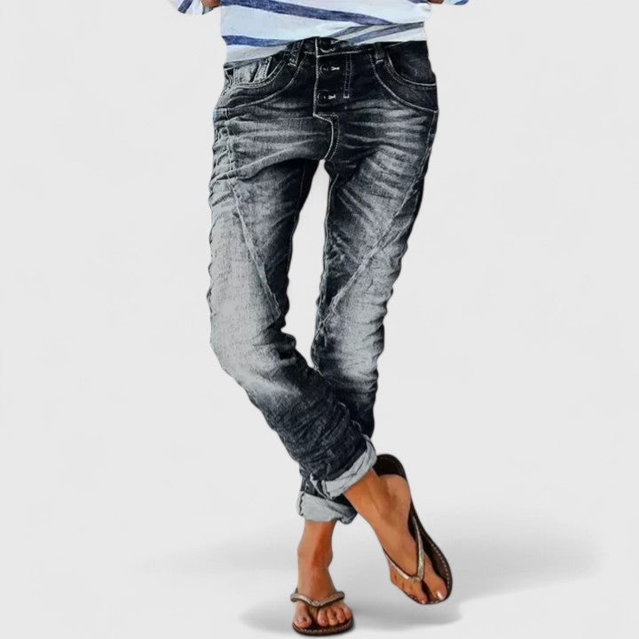 Imogen Sheppard | Distressed Denim Skinny Jeans