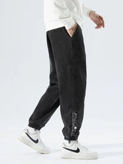 Elliot Barnes | Men's Denim Jogger Jeans – Elasticated Drawstring Waist