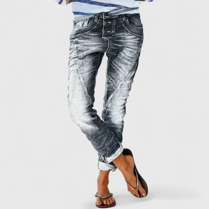 Imogen Sheppard | Distressed Denim Skinny Jeans