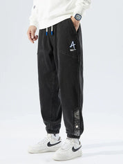 Elliot Barnes | Men's Denim Jogger Jeans – Elasticated Drawstring Waist