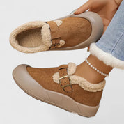 Poppy Hartridge | Suede Ankle Boots With Faux Fur Lining