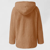 Florence Kingsley | Teddy Faux Fur Coat With Hood
