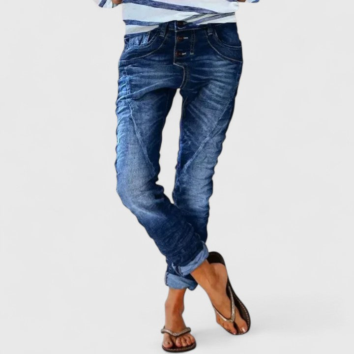 Imogen Sheppard | Distressed Denim Skinny Jeans