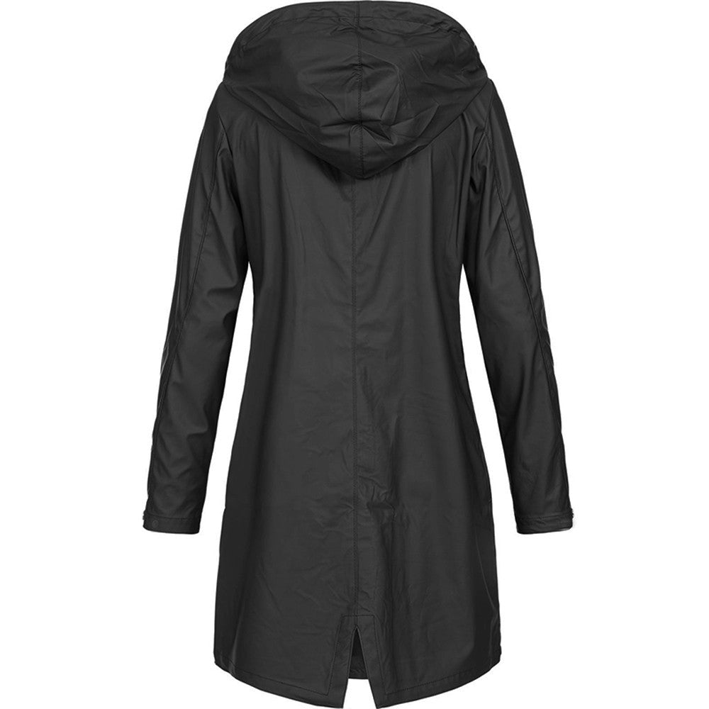 Phoebe Cartwright | Longue veste de pluie imperméable à capuche