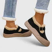 Poppy Hartridge | Suede Ankle Boots With Faux Fur Lining
