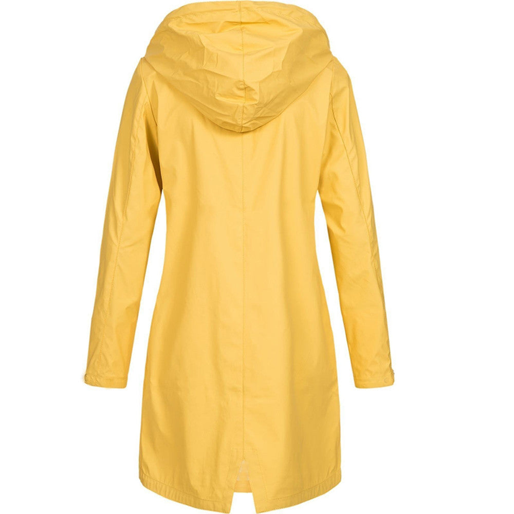 Phoebe Cartwright | Longue veste de pluie imperméable à capuche