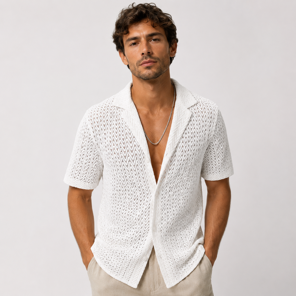 Samuel Cole | Summer Knit Shirt For Men