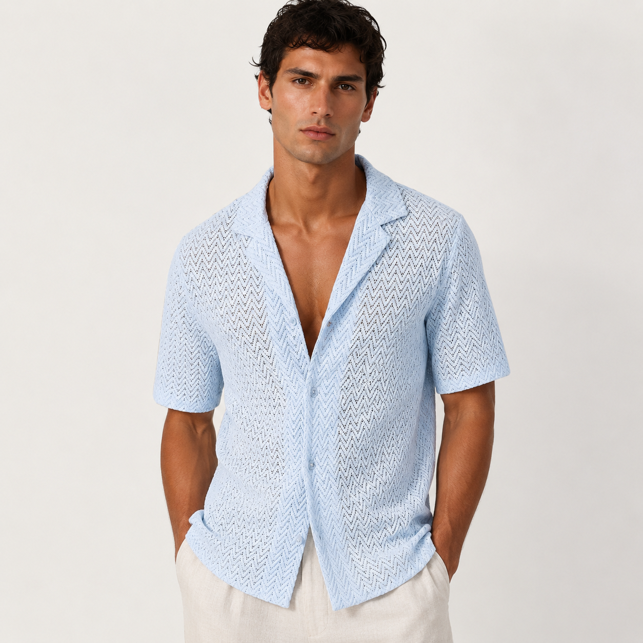 Samuel Cole | Summer Knit Shirt For Men