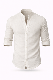Samuel Hayes | Linen Henley Shirt