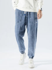 Elliot Barnes | Men's Denim Jogger Jeans – Elasticated Drawstring Waist