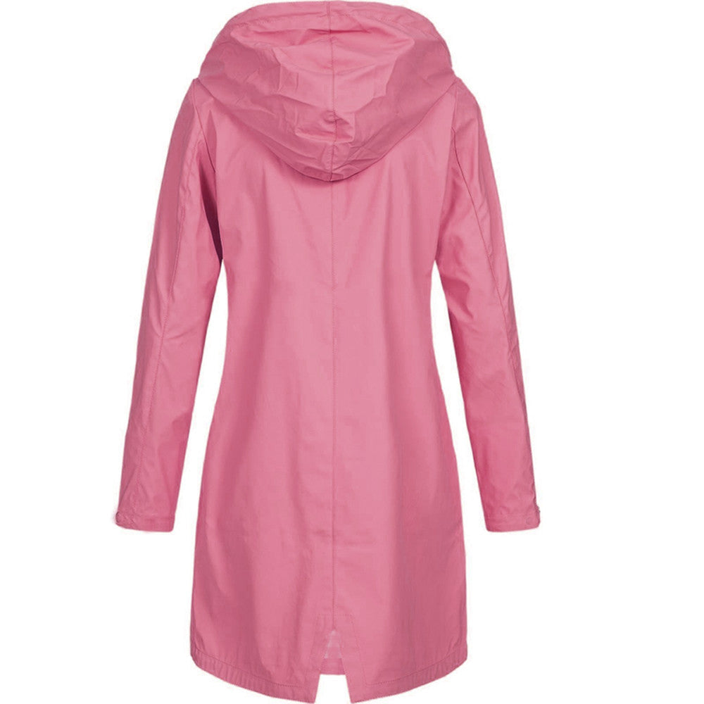 Phoebe Cartwright | Longue veste de pluie imperméable à capuche