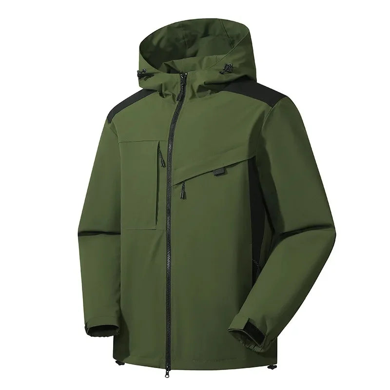 Edith Holloway | Veste d’extérieur imperméable à capuche