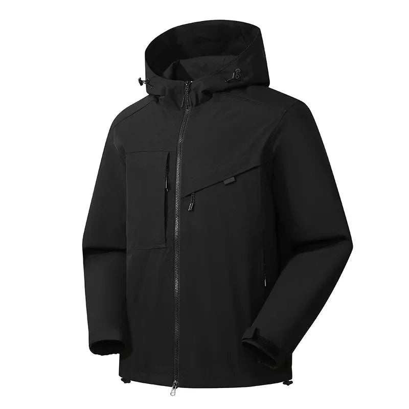 Edith Holloway | Veste d’extérieur imperméable à capuche