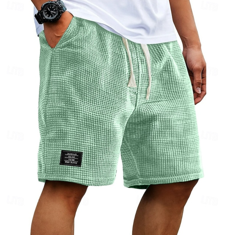 Elliot Turner | Casual Waffle Summer Shorts