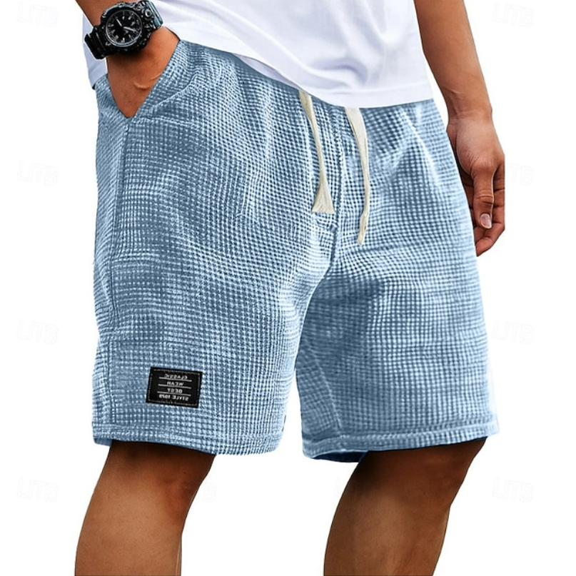 Elliot Turner | Casual Waffle Summer Shorts