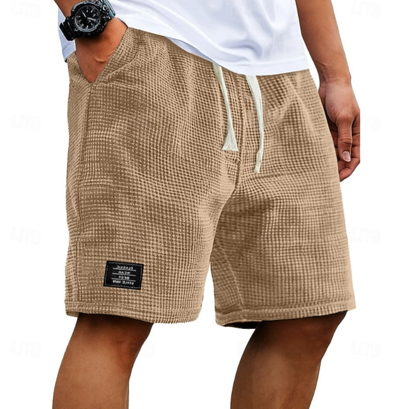 Elliot Turner | Casual Waffle Summer Shorts