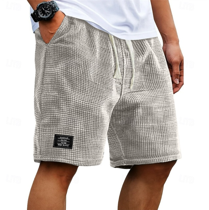 Elliot Turner | Casual Waffle Summer Shorts