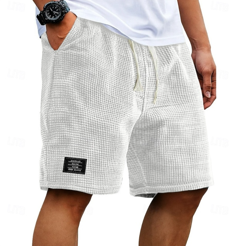 Elliot Turner | Casual Waffle Summer Shorts