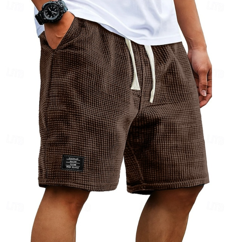 Elliot Turner | Casual Waffle Summer Shorts