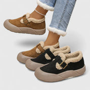 Poppy Hartridge | Suede Ankle Boots With Faux Fur Lining