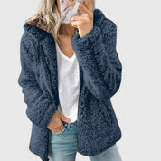 Florence Kingsley | Teddy Faux Fur Coat With Hood