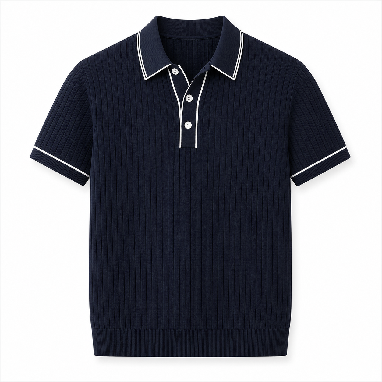 Sebastian Morris | Color-Blocked Short Sleeve Polo Shirt