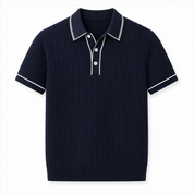 Sebastian Morris | Color-Blocked Short Sleeve Polo Shirt