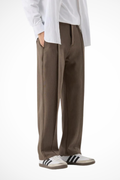 Sebastian Carrington | Tailored Wide Leg Pleated Trousers For Men