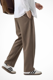 Sebastian Carrington | Tailored Wide Leg Pleated Trousers For Men